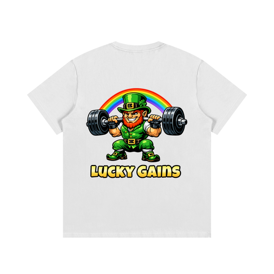 Lucky Gains T-Shirt – White