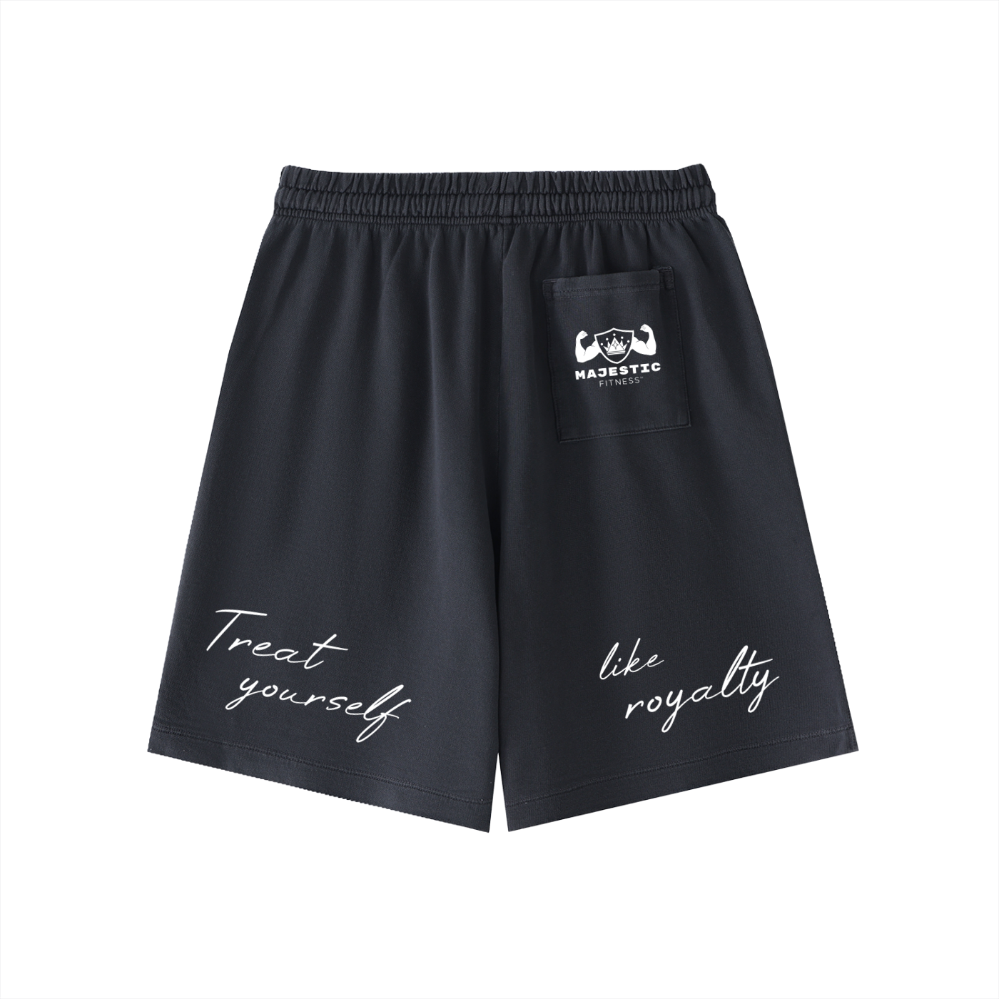 shorts,gym wear,workout,exercise,royalty,100% cotton,majestic