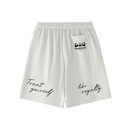 shorts,gym wear,exercise,royalty,comfort,100% cotton,majestic,workout